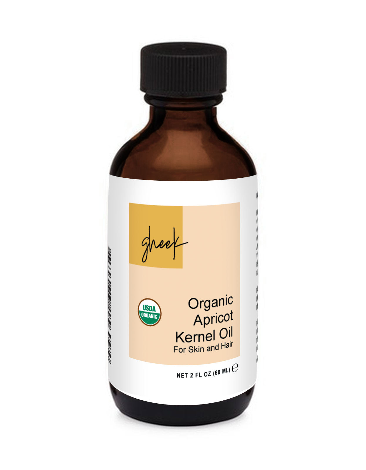 GHEEK™ Organic Apricot Kernel Oil - 2 fl. oz (60mL)