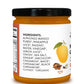 Ingredients label on a jar of Pure Indian Foods Organic Mango Raisin Chutney