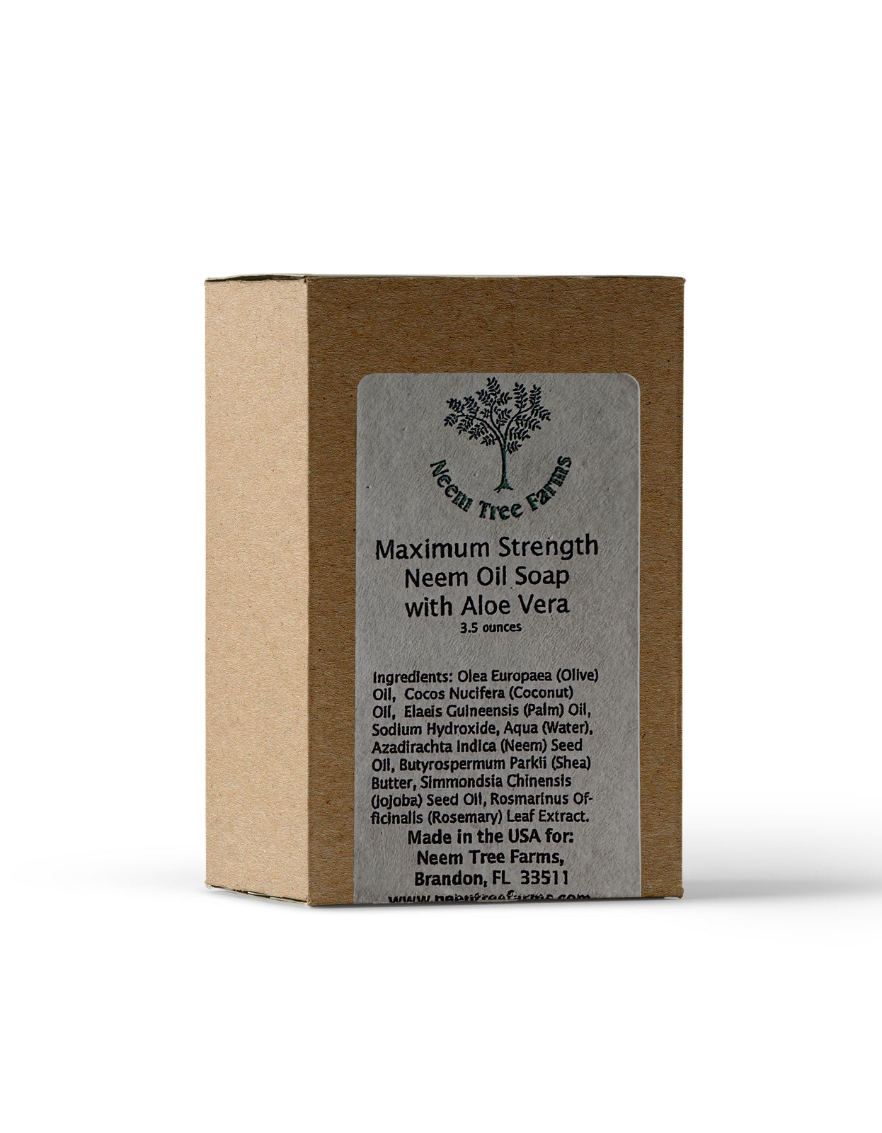 Neem Oil Soap with Aloe Vera, 3.5 oz