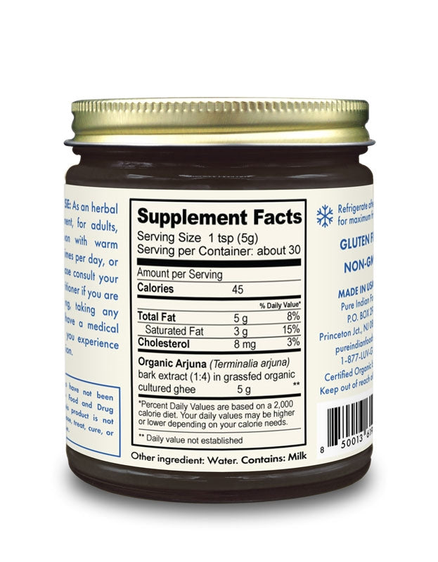 Arjuna Ghee 5.3 oz, Certified Organic