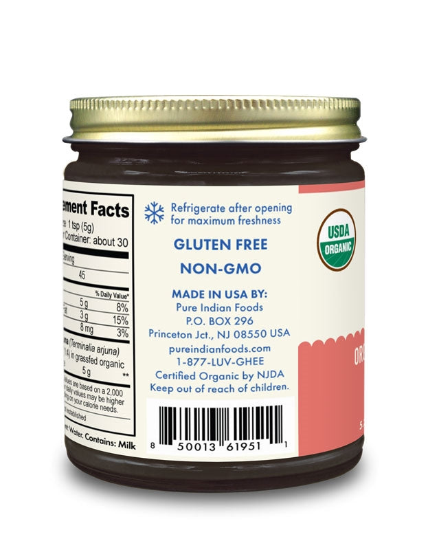 Arjuna Ghee 5.3 oz, Certified Organic