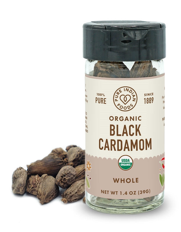 FORUN Black Cardamom Powder – 400g Pure Strong Flavor Spice, All-Natural & Caffeine-Free