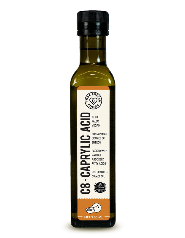 C8 Caprylic Acid (Unflavored MCT Oil) 250 mL