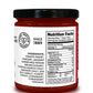 Nutrition Facts and Ingredients Label for a jar of Pure Indian Foods KICK Ketchup, a spicy ketchup made with chipotle peppers, unrefined jaggery instead of sugar, and indian seasonings. 