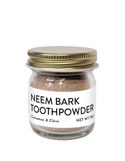 1 jar of Neem Bark Tooth Powder with added cinnamon and clove