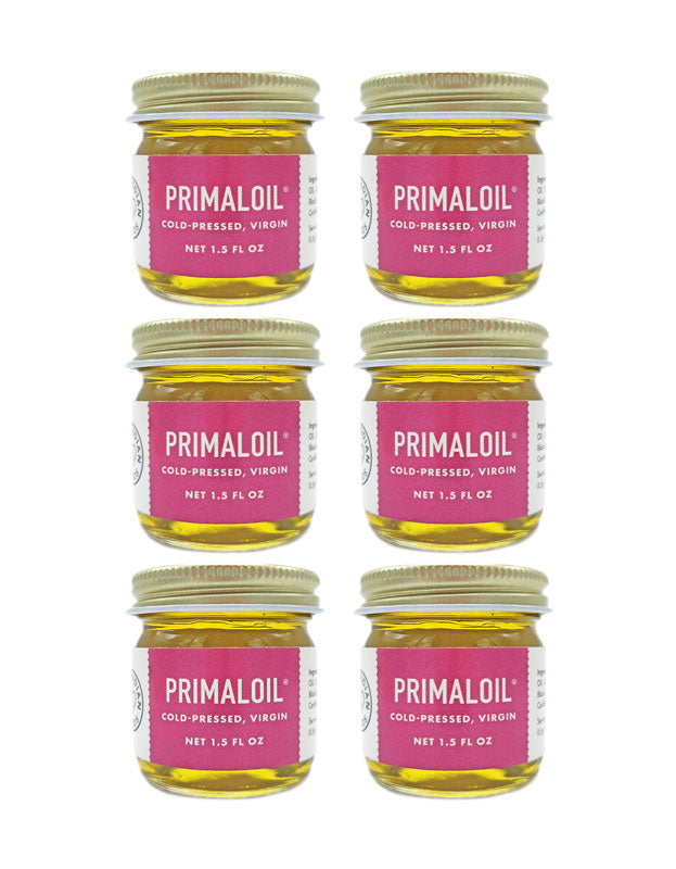 Travel sized jars of Primal Oil fro Pure Indian Foods