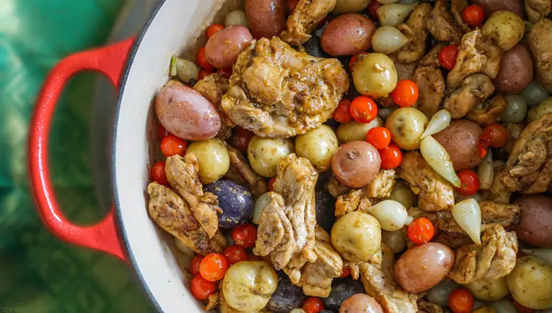 Curried Browned Chicken Thighs