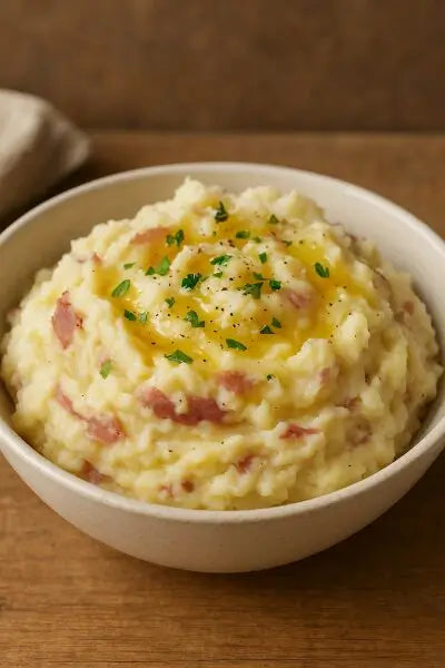 Red-Skinned Mashed Potatoes with Garlic Ghee