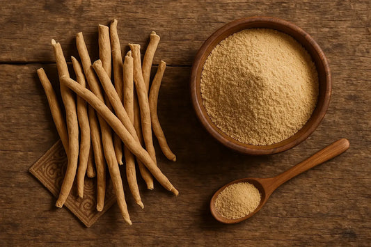 Ashwagandha root and powder
