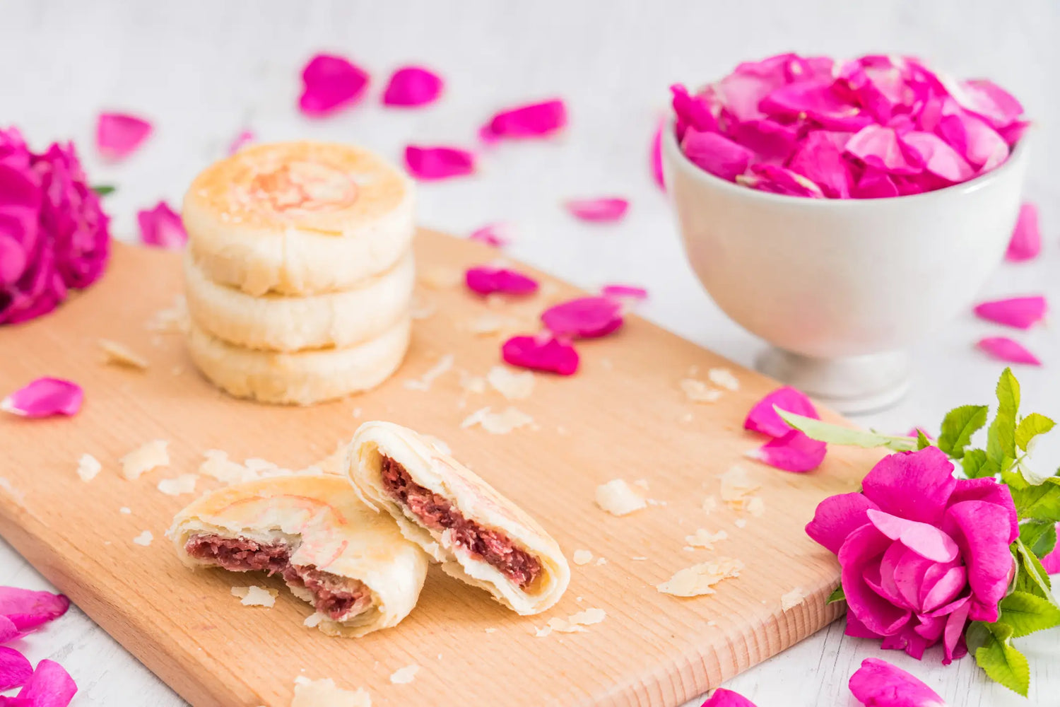Easy Yunnan Rose-Flower Cakes