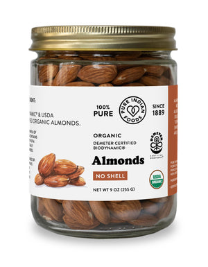 Almonds, Certified Organic & Demeter Certified Biodynamic® - 9 oz