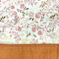 Handmade 100% Cotton Printed Blanket, Gold & Terracotta (88"x96")