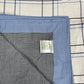 Handmade 100% Cotton Printed Blanket, Plaid (88"x96")