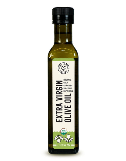 High Polyphenol Extra Virgin Olive Oil, Certified Organic