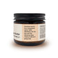 Side label on a jar of Kokum butter, explains that it's extracted from mangosteen seeds.