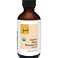 a 2 FL oz bottle of ghee organic hemp massage oil
