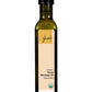 Front of a bottle of Gheek organic Ayurvedic Hemp Massage Oil. Unscented.