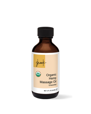 Ayurvedic Hemp Massage Oil, Certified Organic