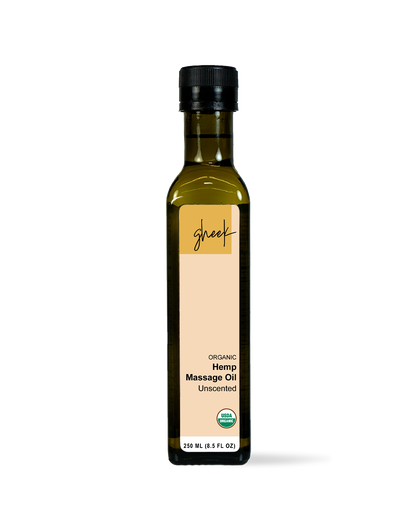 Ayurvedic Hemp Massage Oil, Certified Organic