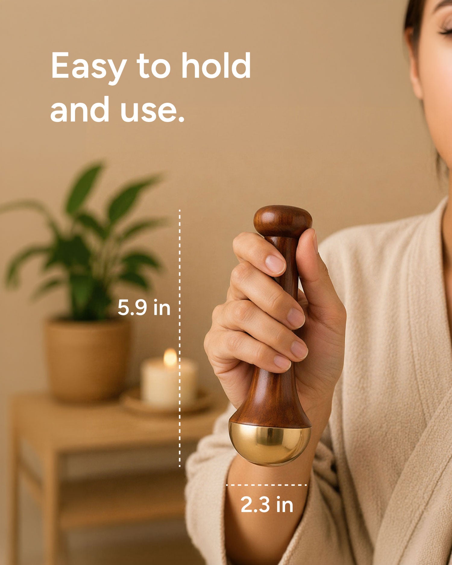 Kansa Massage Wand