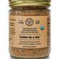 Front label of the world's first certified organic Indian mithai (dessert) Pure Indian Foods Ladoo in a Jar 
