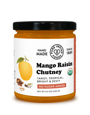 Mango Raisin Chutney, Certified Organic - 8.5 oz
