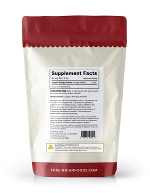 Moringa Powder, Certified Organic - 8 oz