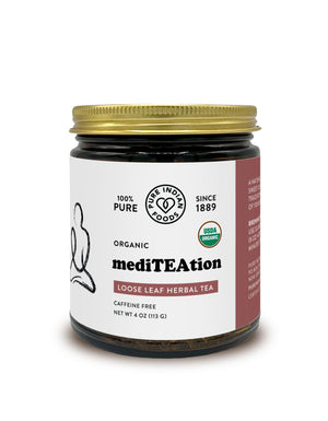 mediTEAtion Loose Leaf Herbal Tea, Certified Organic - 2oz