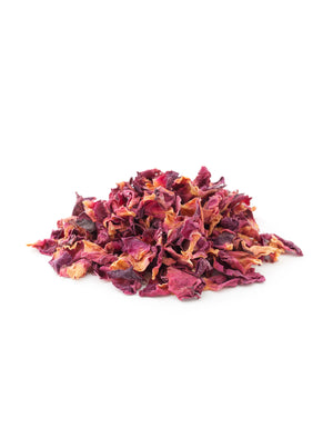 Dried Edible Rose Petals, Certified Organic - 1 oz