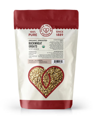 Sprouted Buckwheat Groats, Certified Organic