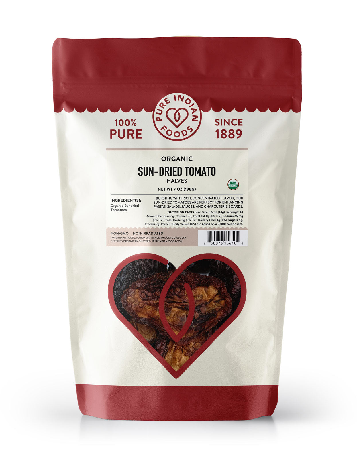 Sun-dried Tomatoes, Certified Organic - 7 oz
