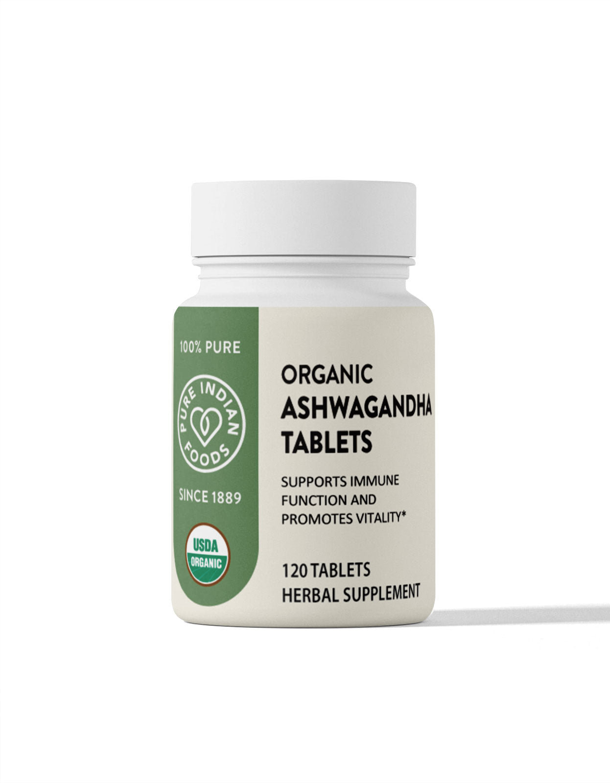 Organic Ashwagandha Tablets (120 ct)