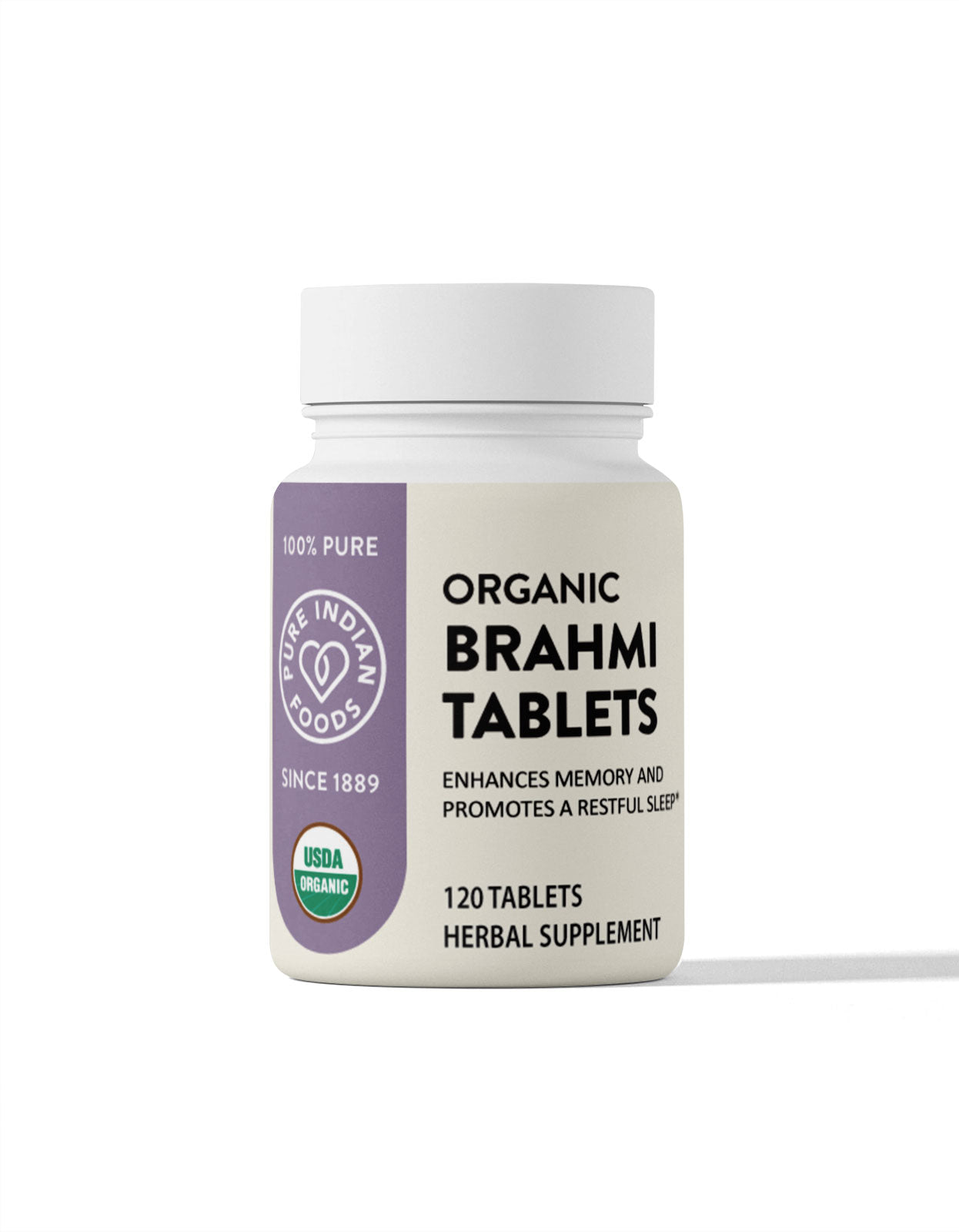 Organic Brahmi Tablets (120 ct)
