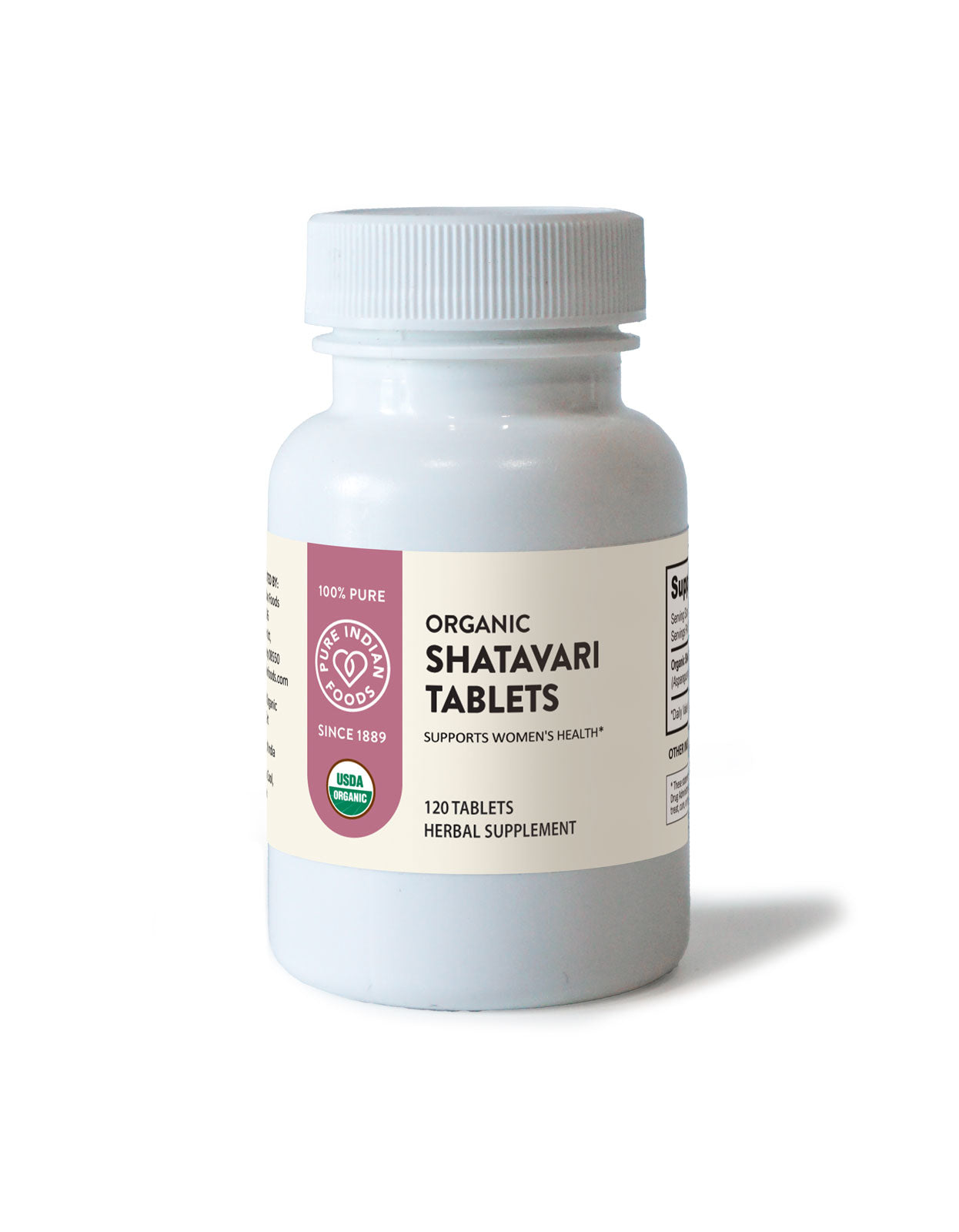 Organic Shatavari Tablets (120 ct)