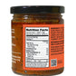 Nutrition facts label on a jar of Indian tomato chutney from Pure Indian Foods