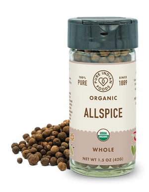 Allspice Whole, Certified Organic - 1.5 oz