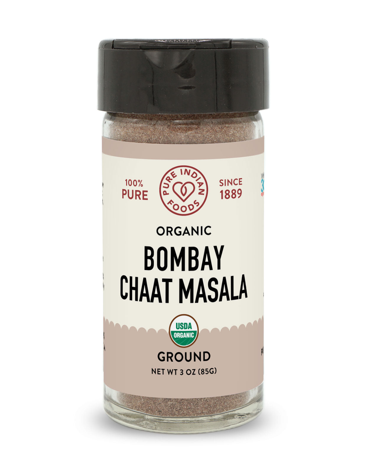 Bombay Chaat Masala Ground, Certified Organic