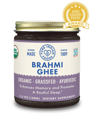 Brahmi Ghee 5.3 oz, Certified Organic