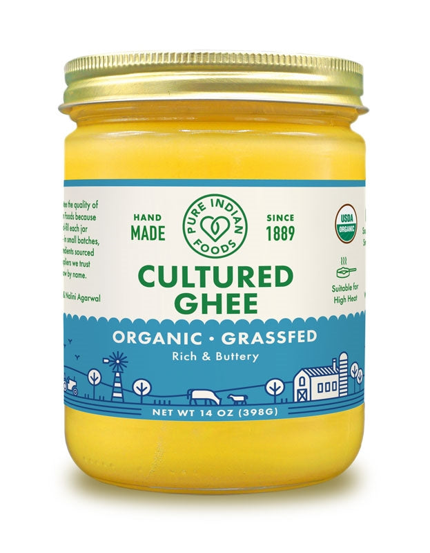 Cultured Ghee, Grassfed & Certified Organic - 14 oz