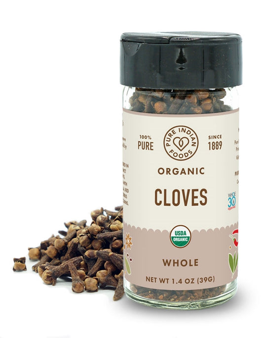 Cloves Whole, Certified Organic - 1.4 oz