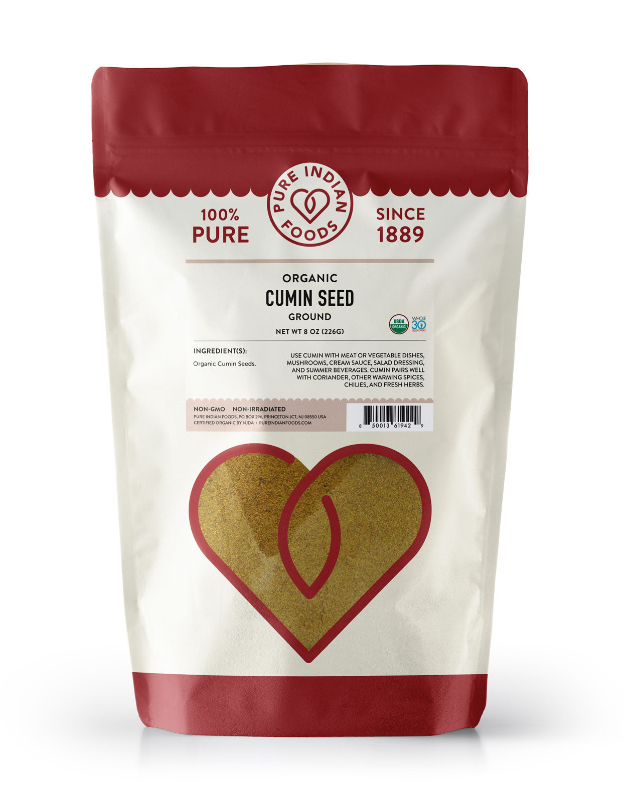 Cumin Seed, Certified Organic