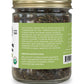 Brewing Instructions label on a jar of Organic Darjeeling Green Tea from Pure Indian Foods.