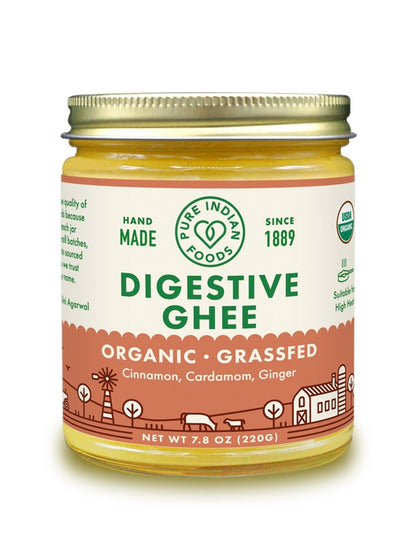 Digestive Ghee, Grassfed & Certified Organic - 7.8 oz