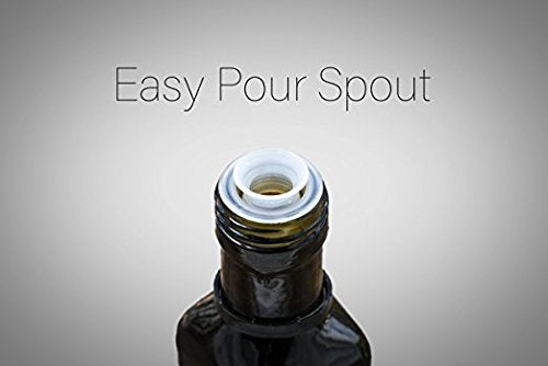 Picture of the bottle's easy pour spout.