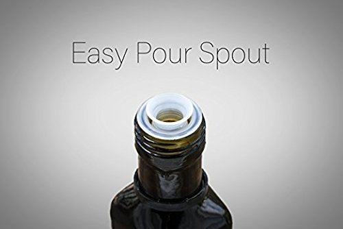 Our 250 mL oil bottles come with an easy pour spout.