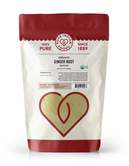 Ginger Root Powder, Certified Organic