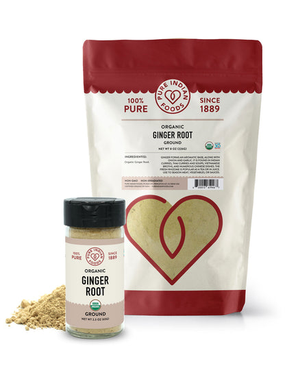 Ginger Root Powder, Certified Organic