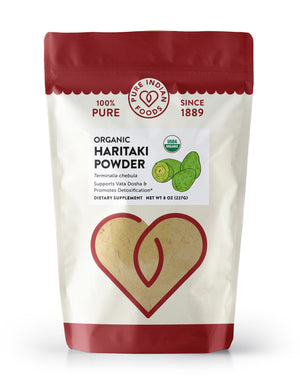 Haritaki Powder, Certified Organic - 8 oz