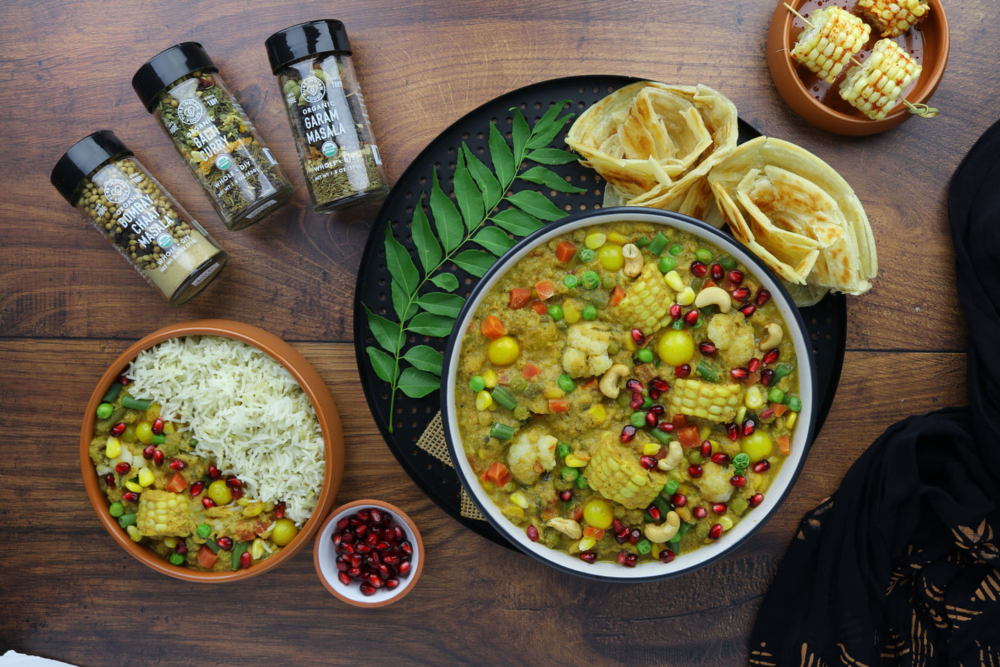 Spice Up Your Life: 3 Whole Spice Blends for Authentic Indian Cuisine, Certified Organic