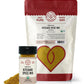 Organic Kitchari Spice Mix from Pure Indian Foods, in both an 8oz bag and 2.4oz glass bottle